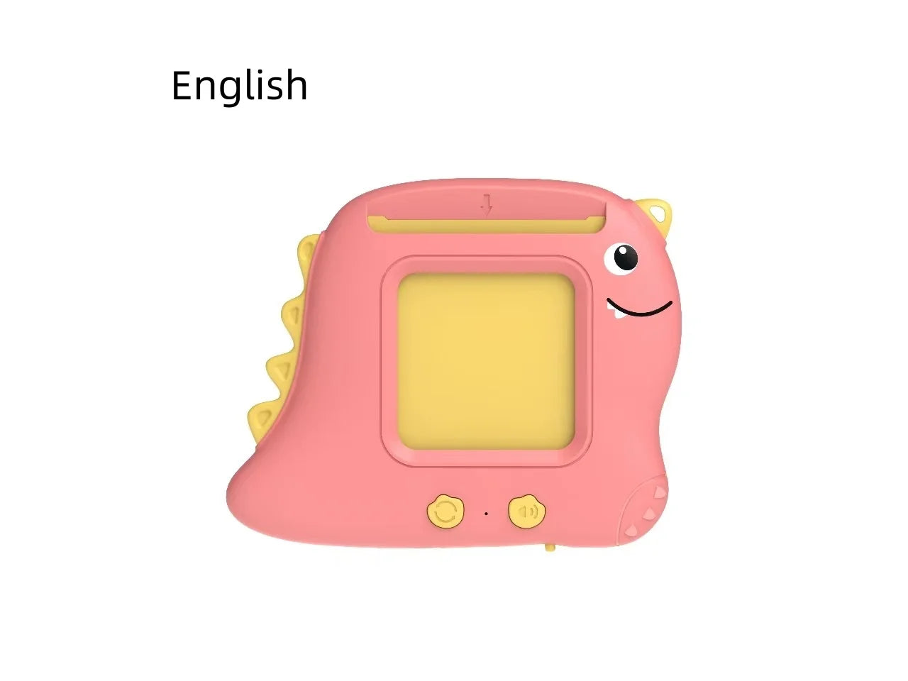 Little Dinosaur Learning Machine for Children, Talking Flash Card, English、Spanish、French Electronic Early Education Machine