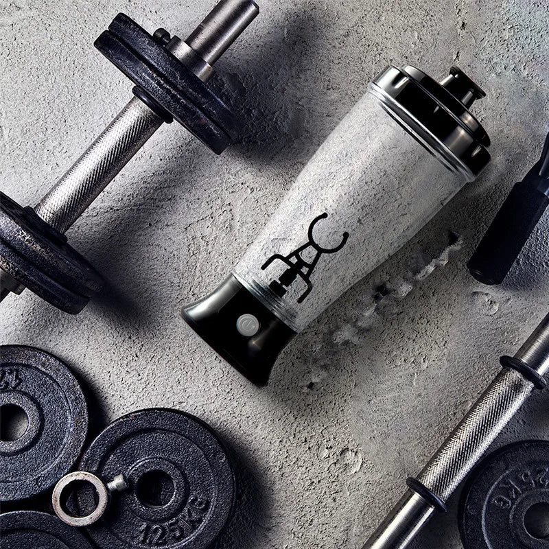 300ML Automatic Self-Stirring Protein Shaker Bottle - Portable Mixing Water Bottle for Sports and Gym Use
