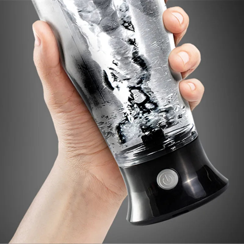 300ML Automatic Self-Stirring Protein Shaker Bottle - Portable Mixing Water Bottle for Sports and Gym Use