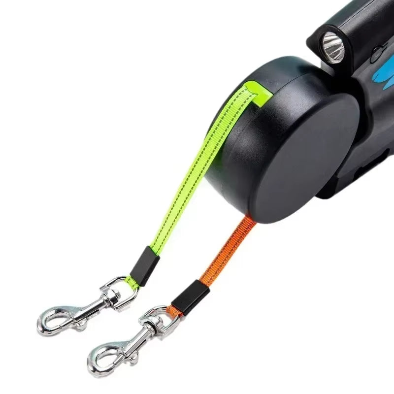 Revolutionary Dual-Dog Rotating Leash: Ultimate Retractable Walking Solution